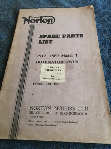 Norton dominator twin model - norton,