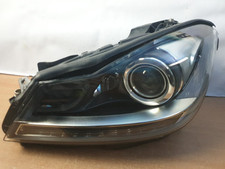 MERCEDES C CLASS W204 HEADLIGHT LEFT 11-14 BI-XENON LED DRL PASSENGER