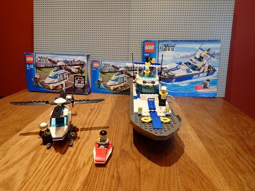 Lego city police - boat, +