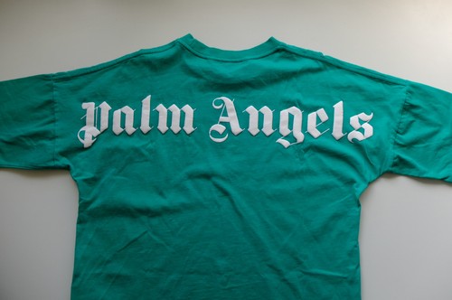 Palm angels green shirt m - palm,