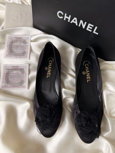 Chanel cambon satin ballet - cambon,
