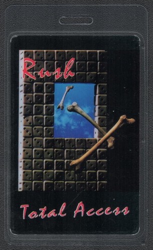 Rush backstage pass 1991 - rush,