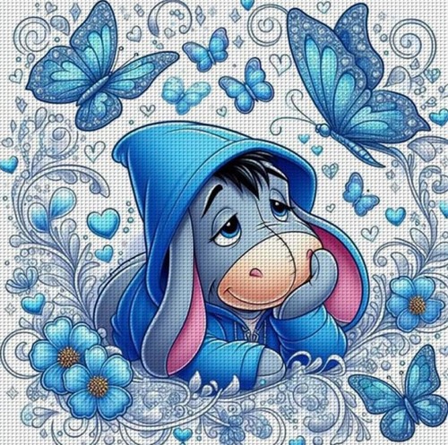 Eeyore cross stitch - (20),