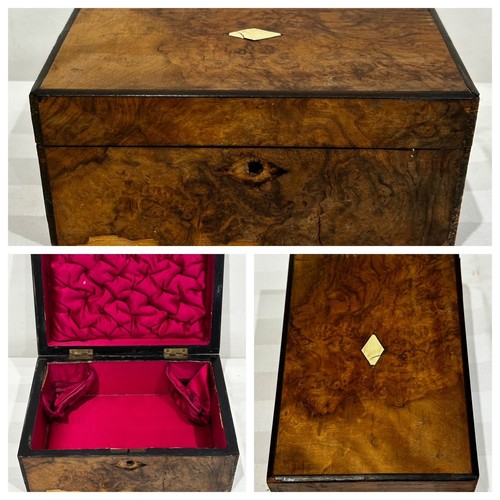 Victorian antique burr - victorian, walnut