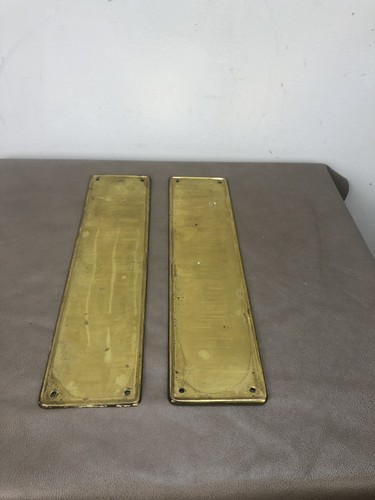 Brass finger plates - brass,