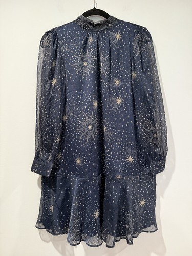 Loft navy celestial dress - navy,