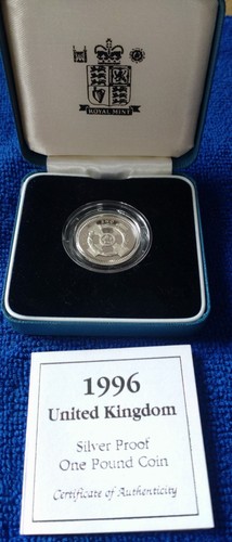 1996 silver proof - uk, £1