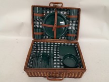 Vintage Wicker Picnic Basket