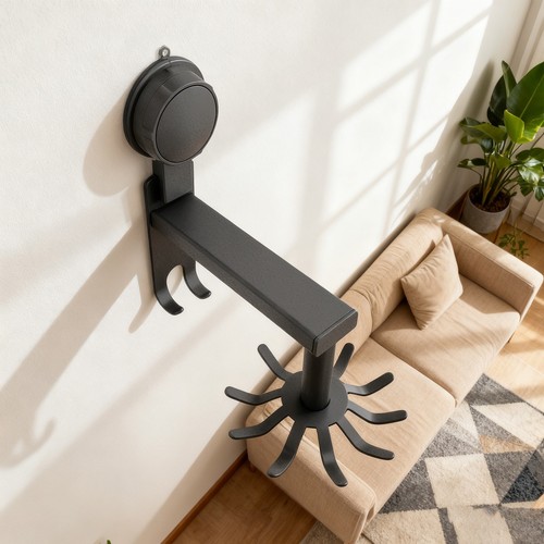 Suction cup rotating hooks - rotating, no
