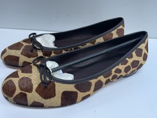 JAEGER Tan Ballet Pumps UK 4