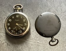 WW2 LONGEAU D.H.  GERMAN MILITARY POCKET WATCH IN FULL WORKING ORDER
