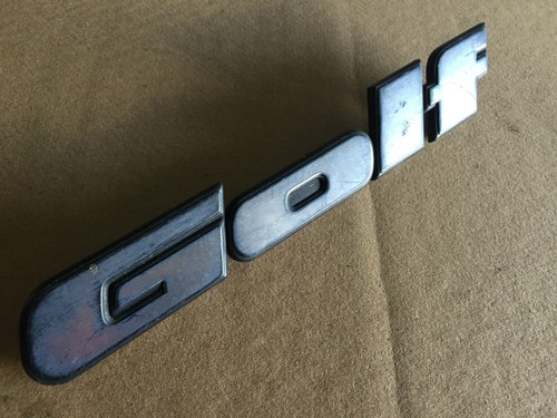 Golf mk2 late - golf, type