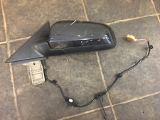 AUDI A4 B6 B7 02-09 CONVERTIBLE PASSENGER SIDE NS LEFT WING MIRROR BLACK