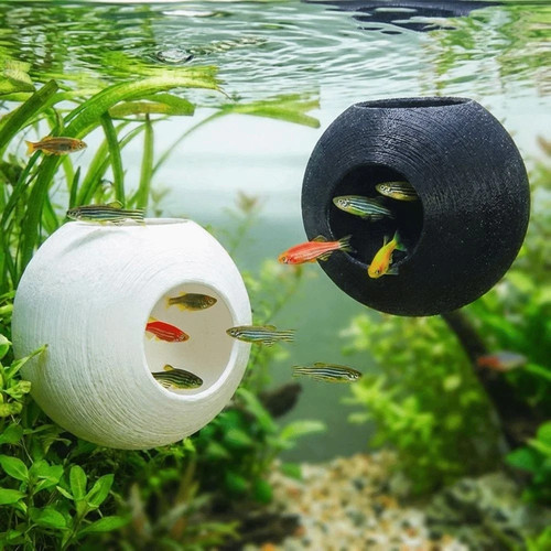 Plastic hiding cave ball - plastic,