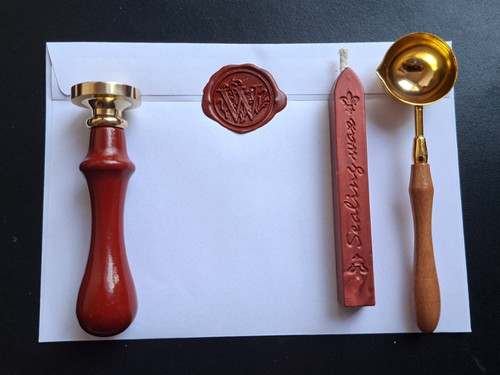 Letter wax seal - stamp, for