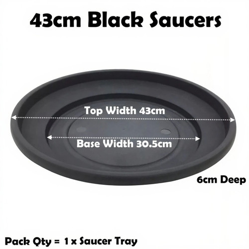 Round plastic plant pot - round,