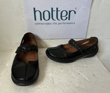 Hotter Shake Black Leather