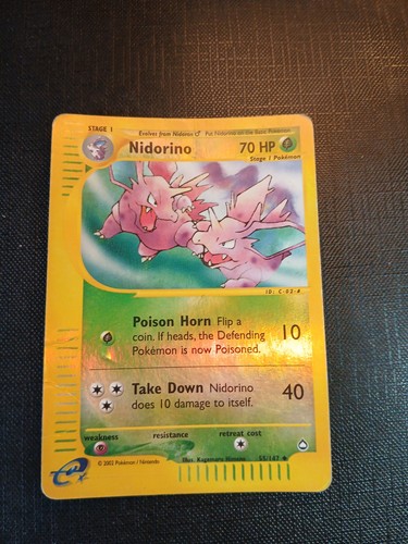 Aquapolis nidorino shiny holo - aquapolis,