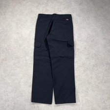 Dickies black cargo trousers men’s 32W relaxed fit cotton pants