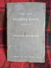 Humber Hawk Series III Owners