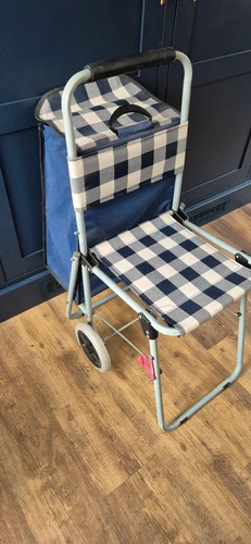 Shopping trolley bag with fold - shopping,
