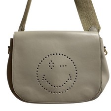 Anya Hindmarch Ebury Satchel Wink Shoulder Bag 936477 Gray Women USED