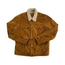 Levis Cow Suede Sherpa Leather