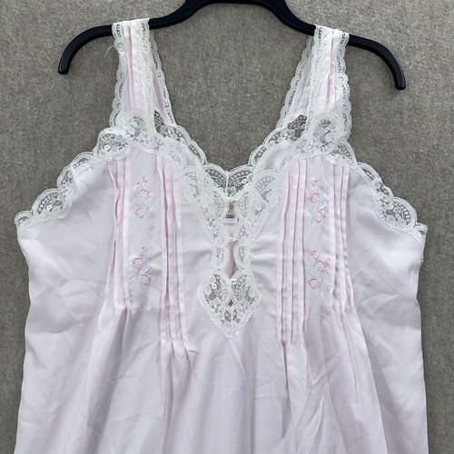 Vtg barbizon satin nightgown - barbizon,
