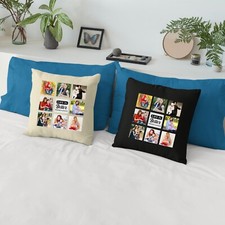 Personalised Photo Pillowcase Cushion Cover New Design Printed Gift up to 9 Pics