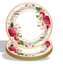 Rose Plate Gardener Flower