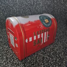 Marks and Spencer M&S Letters To Santa Empty Red Snowy Mailbox Biscuit Tin
