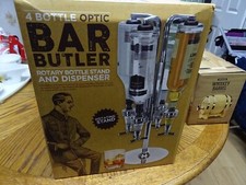 BAR BUTLER - 4 BOTTLE OPTIC - ROTATING BOTTLE STAND - NEW OPEN BOX
