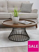 Odem Round Coffee Table Black