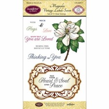 JUSTRITE Clear STAMPS easy to position AG CR SW A5 & A6 Co-ordinate Die