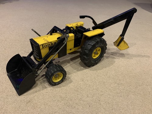 Vintage tonka steel digger - tonka,