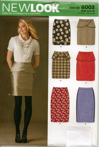 Sewing pattern skirts - pattern,, 6