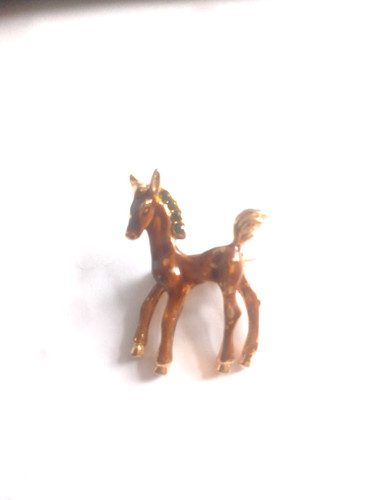 Vintage green crystal brown - vintage,