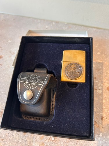 Rare harley davidson brass - davidson,