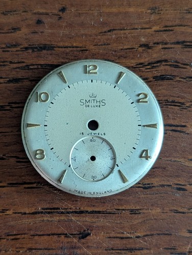 Smiths deluxe watch dial - smiths,