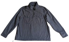 MA STRUM GREY SMOCK LONG SLEEVE TOP JUMPER LARGE