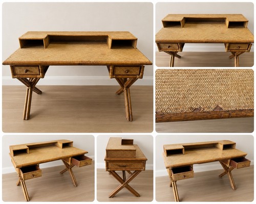 Vintage bamboo rattan - bamboo,