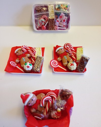 Miniature christmas hampers - christmas,