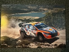 DANI SORDO HAND SIGNED 12X8” PHOTO HYUNDAI RALLY WRC CITROEN FORD MINI PROOF