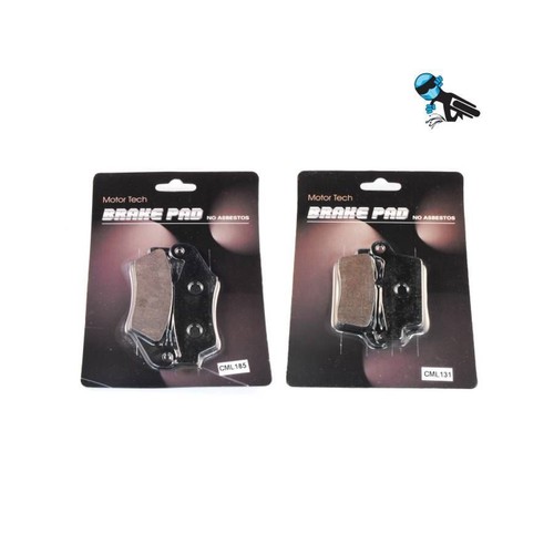 Front rear brake pads - front,