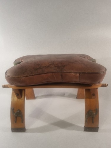 Vintage egyptian camel saddle - vintage,