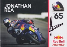 Jonathan Rea Hand Signed Promo Card BSB Autograph Superbikes