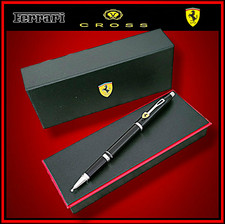 Cross Ferrari Scuderia Century 2 Gloss Black Rollerball Pen Boxed Black ink  UK
