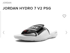 2019 Air Jordan Hydro 7 V2???PSG Paris slides UK6 supreme comfort Sold Out