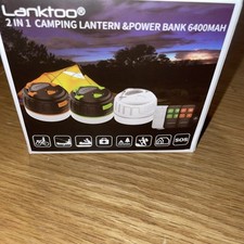 Lanktoo 2 In 1 Camping Lantern And Power Bank 6400mah- New In Box