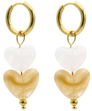 Pretty Heart Hoop Earrings